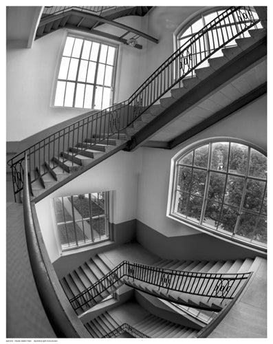 Framed Art Stairs Series Two 14 1/2 x 11 1/2