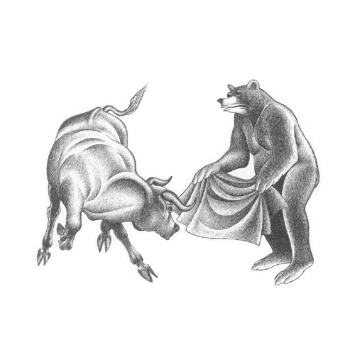 Power Game by Roger Vilar | 11 x 11 Fine Art Print