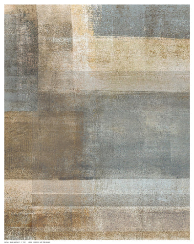 Framed Art Beige Absttact by C. Tice | 14 ½ x 11 ½