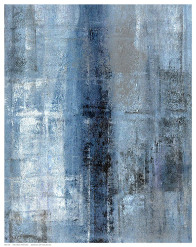 Framed Art Cerulean Texture I by C. Tice | 14 ½ x 11 ½