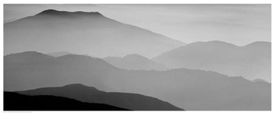 Mountain Ridges Wall Art | 8 x 20 Fine Art Print