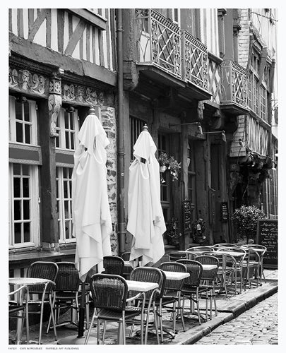 Cafe in Provence Wall Art | 10 ½ x 8 ½ Fine Art Print