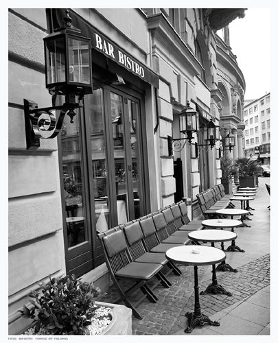 Framed Art Bar Bistro 10 ½ x 8 ½