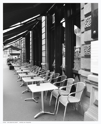 Framed Art Cafe Under the Canopy 10 1/2 x 8 1/2