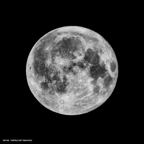 Phases of the Moon III Wall Art | 6 x 6 Fine Art Print