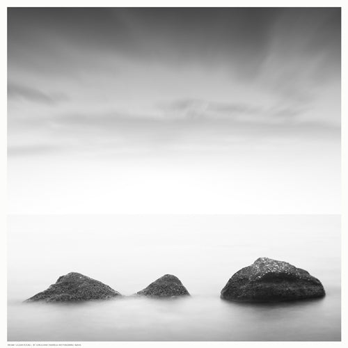 Framed Art Ocean Rocks I by Sorochan | 12 ½ x 12 ½