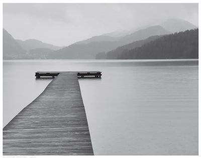 Solitude at the Pier Wall Art | 14 1/2 x 18 1/2 Fine Art Print