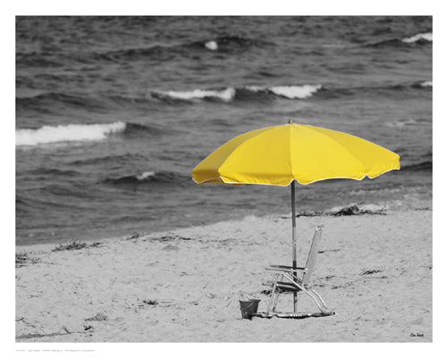 Framed Art Sunny Umbrella by Eve Turek | 11 1/2 x 14 1/2
