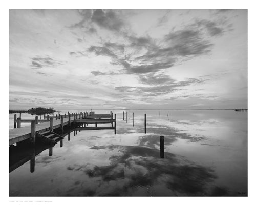 Framed Art Dock Sunset by Eve Turek | 11 1/2 x 14 1/2