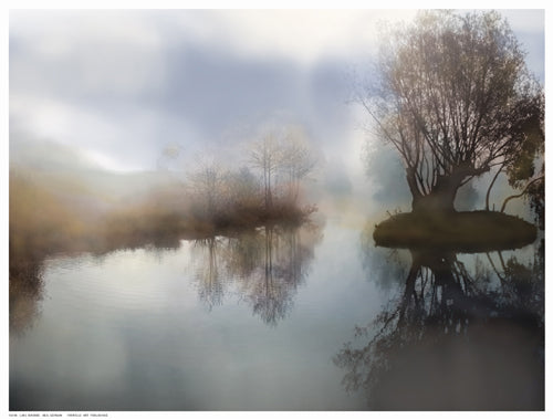 Framed Art Lake Sunrise by Neil German | 12 ½ x 16 ½