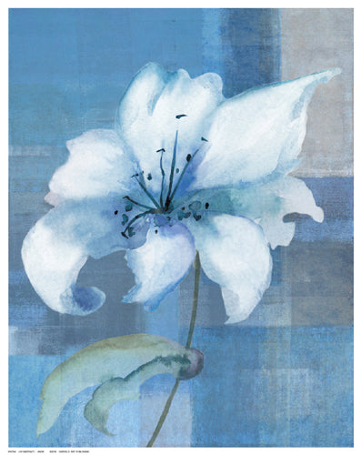 Lily Abstract Wall Art | 14 ½ x 11 ½ Fine Art Print