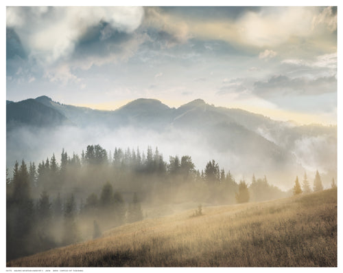 Amazing Mountain Landscape II Wall Art | 11 ½ x 14 ½ Fine Art Print