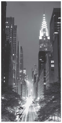 Looking Across 42nd Street Wall Art | 24 1/2 x 12 1/2 Fine Art Print