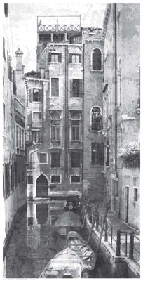 Venetian Canal Wall Art | 24 1/2 x 12 1/2 Fine Art Print