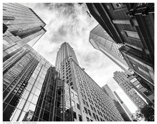 NYC Skyscrapers by Stéphane Graciet | 11 ½ x 14 ½ Fine Art Print