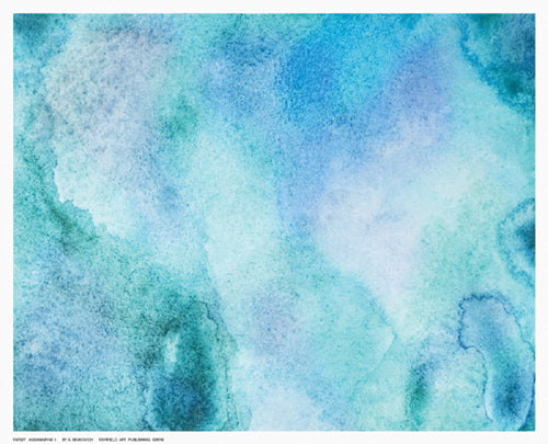 Framed Art Aquamarine II 8 ½ x 10 ½
