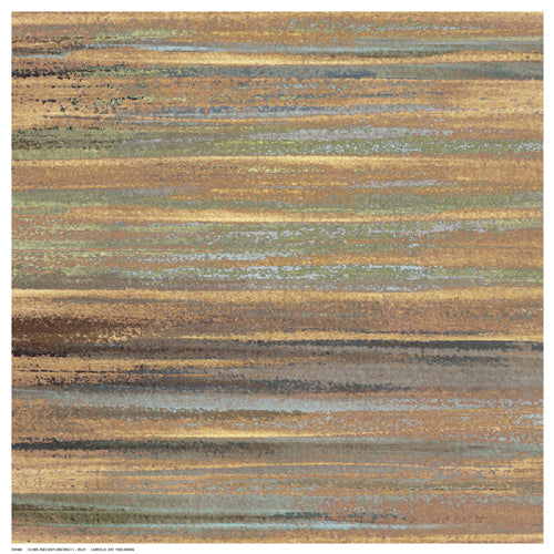 Framed Art Ochre and Grey Abstract I by Inuit | 12 ½ x 12 ½