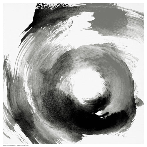 Framed Art Circular Abstract I 12 ½ x 12 ½
