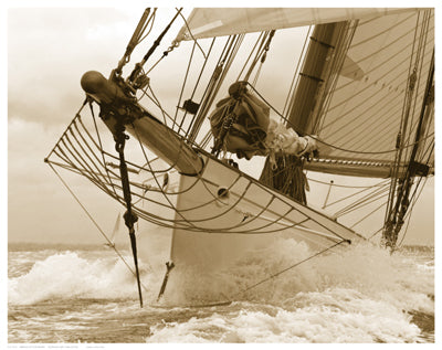 Breaking the Waves Wall Art | 11 1/2 x 14 1/2 Fine Art Print