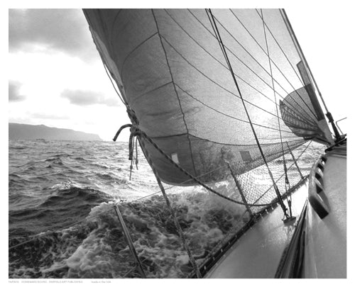 Heeling to Port Wall Art | 8 1/2 x 10 1/2 Fine Art Print