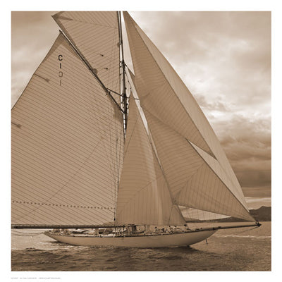 All Sails Unfurled Wall Art | 13 x 13 Fine Art Print