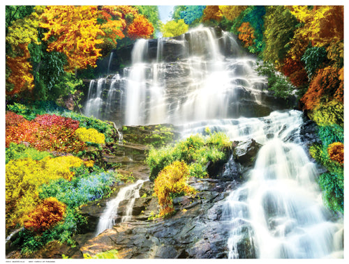 Majestic Falls Wall Art | 12 ½ x 16 ½ Fine Art Print