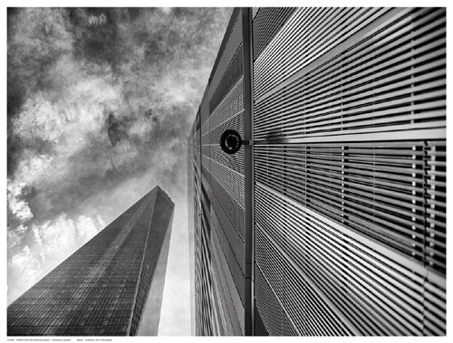 Framed Art Perspective on Freedom Tower by Stéphane Graciet | 12 ½ x 16 ½ Art ...
