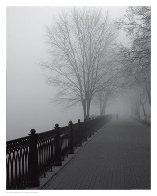 Promenade in the Mist Wall Art | 15 x 12 Fine Art Print