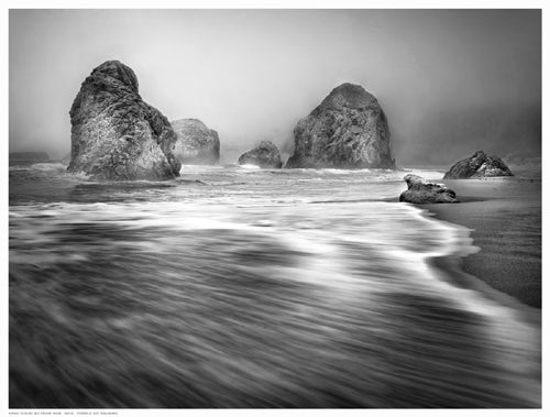 Coastal Sea Stacks Wall Art | 12 ½ x 16 ½ Fine Art Print