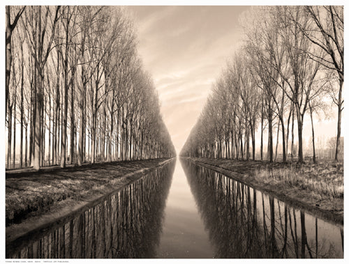 Framed Art Serene Canal 12 ½ x 16 ½