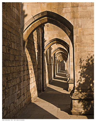 Framed Art Cloister Arches 14 ½ x 11 ½