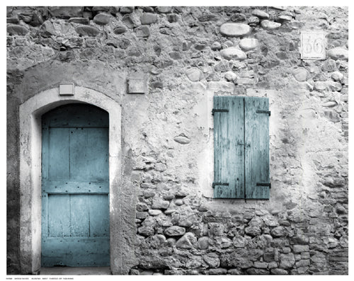 Vintage Facade by Valentina | 11 ½ x 14 ½ Fine Art Print