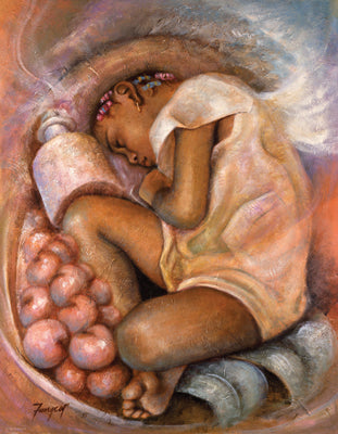 Sleeping Angel by Essud Fungcap | 18 x 14 Fine Art Print