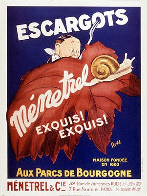 Escargots by Rudd | 24 x 18 Fine Art Print