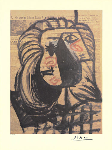 Untitled Composition by Pablo Picasso | 33 x 24 ¾ Fine Art Print