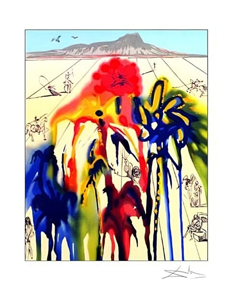 Diamond Head A by Salvador Dali | 24 x 18 Fine Art Print