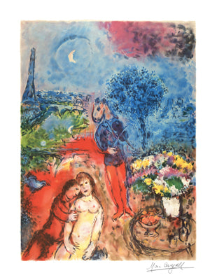 Serenade by Marc Chagall | 24 x 18 Fine Art Print