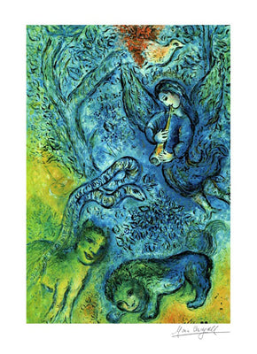Magic Flute by Marc Chagall | 24 x 18 Fine Art Print