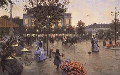 Bustling Boulevard by Christa Kieffer | 24 x 36 Fine Art Print