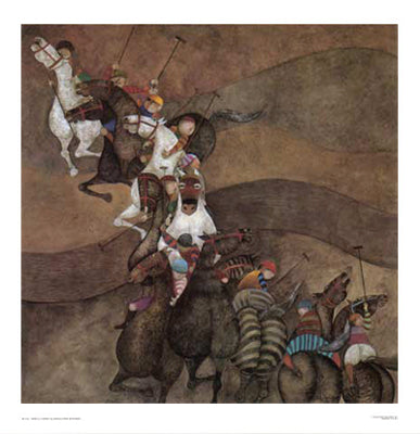 Apres le Tournoi by Graciela Rodo Boulanger | 27 3/4 x 27 Fine Art Print