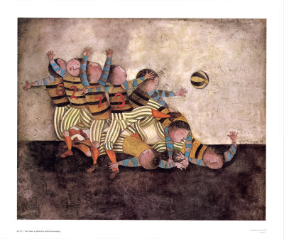 Framed Art The Team by Graciela Rodo Boulanger | 27 x 32 1/4