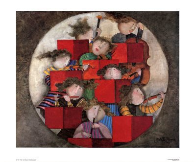 Framed Art Opus I by Graciela Rodo Boulanger | 25 ½ x 31 ¼