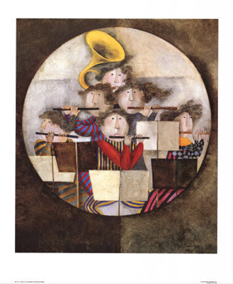 Framed Art Opus II by Graciela Rodo Boulanger | 31 ¼ x 25 ½