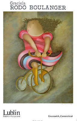 Framed Art Tricycle by Graciela Rodo Boulanger | 34 1/4 x 22