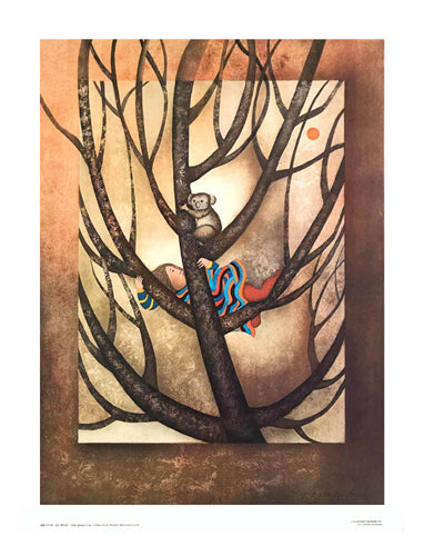 Framed Art A Koala Bear for Sandra by Graciela Rodo Boulanger | 28 ½ x 21 ¾ Ar...