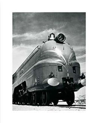 Framed Art Single Train 24 x 20