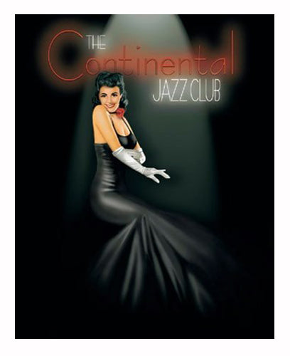 Continental Jazz Club by Ralph Burch | 22 x 18 Fine Art Print