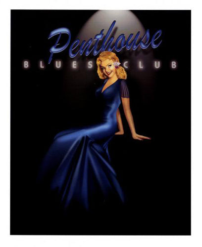 Penthouse Blues Club by Ralph Burch | 22 x 18 Fine Art Print