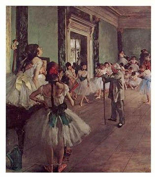 The Dancing Class by Edgar Degas | 20 5/8 x 18 Fine Art Print