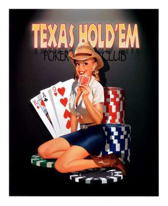 Texas Hold 'Em by Ralph Burch | 22 x 18 Fine Art Print